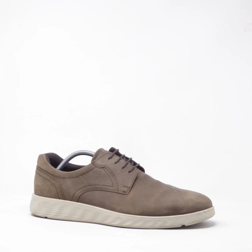 ECCO Mens S-Lite Hybrid Derby Shoes Brown Leather Lace Up 44 / 10-10.5